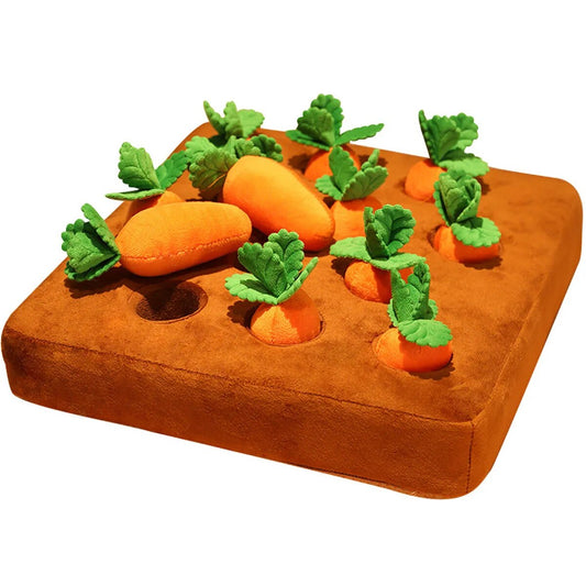 Carrot Garden Dog Toy